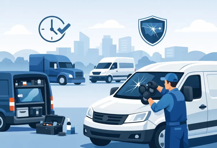 Fleet Downtime Reduction Through Mobile Glass Repair