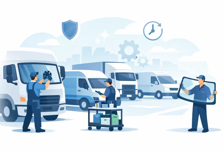 Best Fleet Windshield Service Providers for Uptime