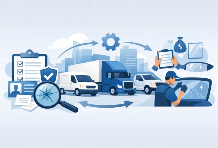 Commercial Fleet Glass Claims Process Made Clear